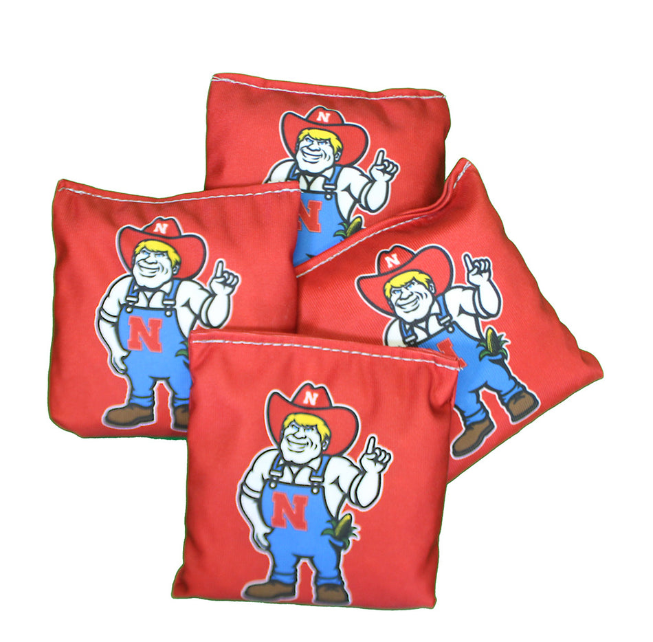 Big Red Herbie Husker Cornhole Bags -