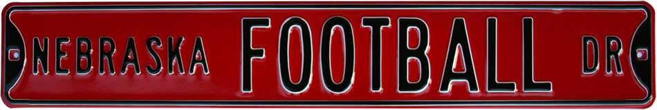Nebraska Football Drive Sign