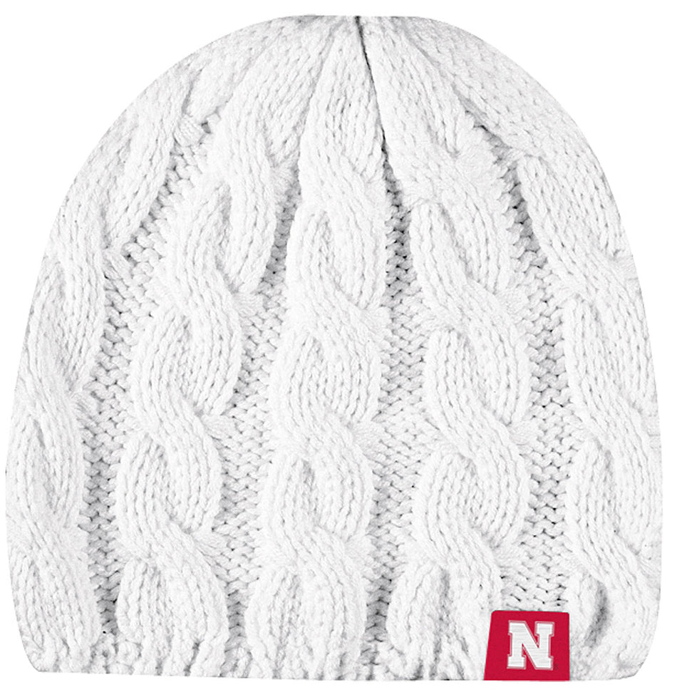 Ladies Braided Knit Beanie