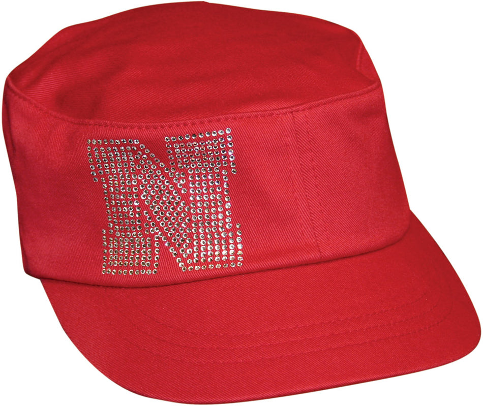 Ladies Military Rhinestone Cap