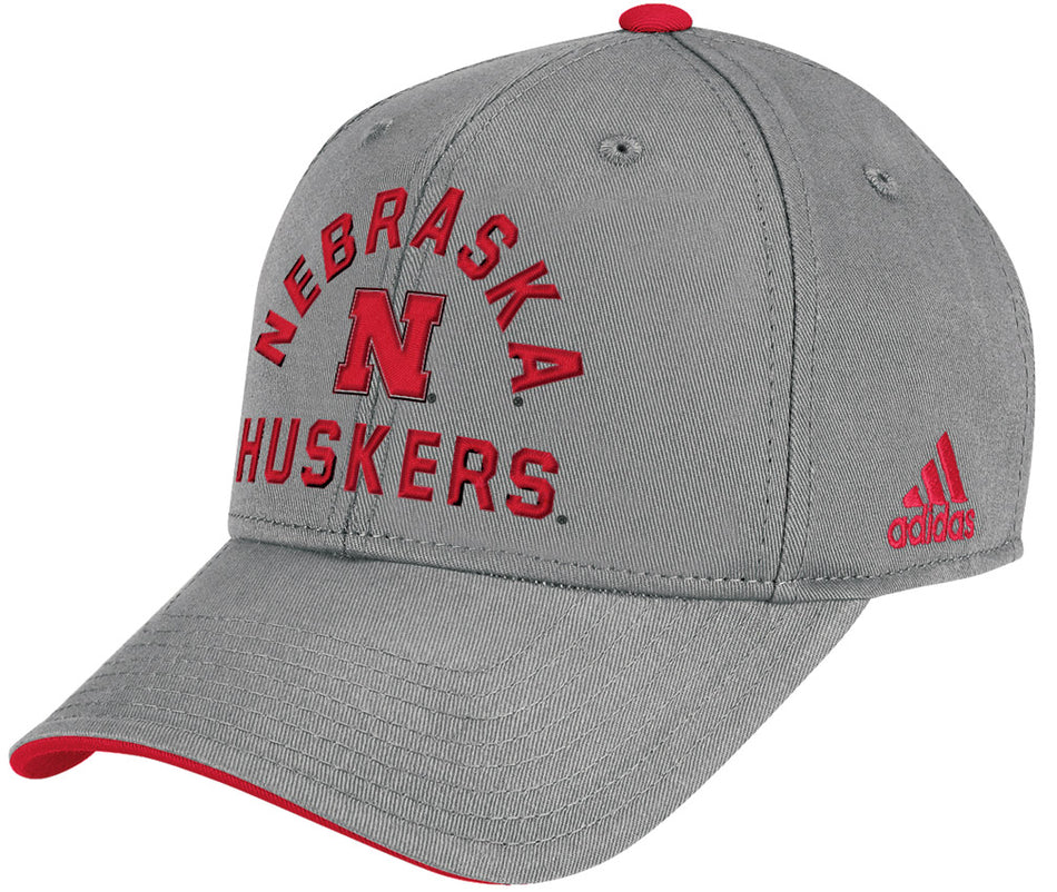 GREY NE HUSKERS CAP