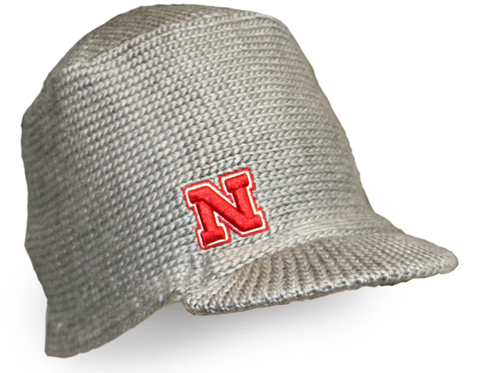 N ERA W. GREY KNIT MILITARY HAT