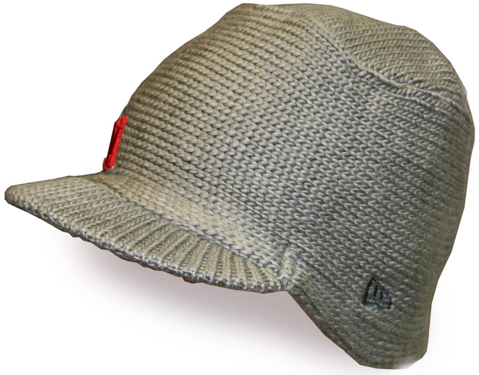 N ERA W. GREY KNIT MILITARY HAT