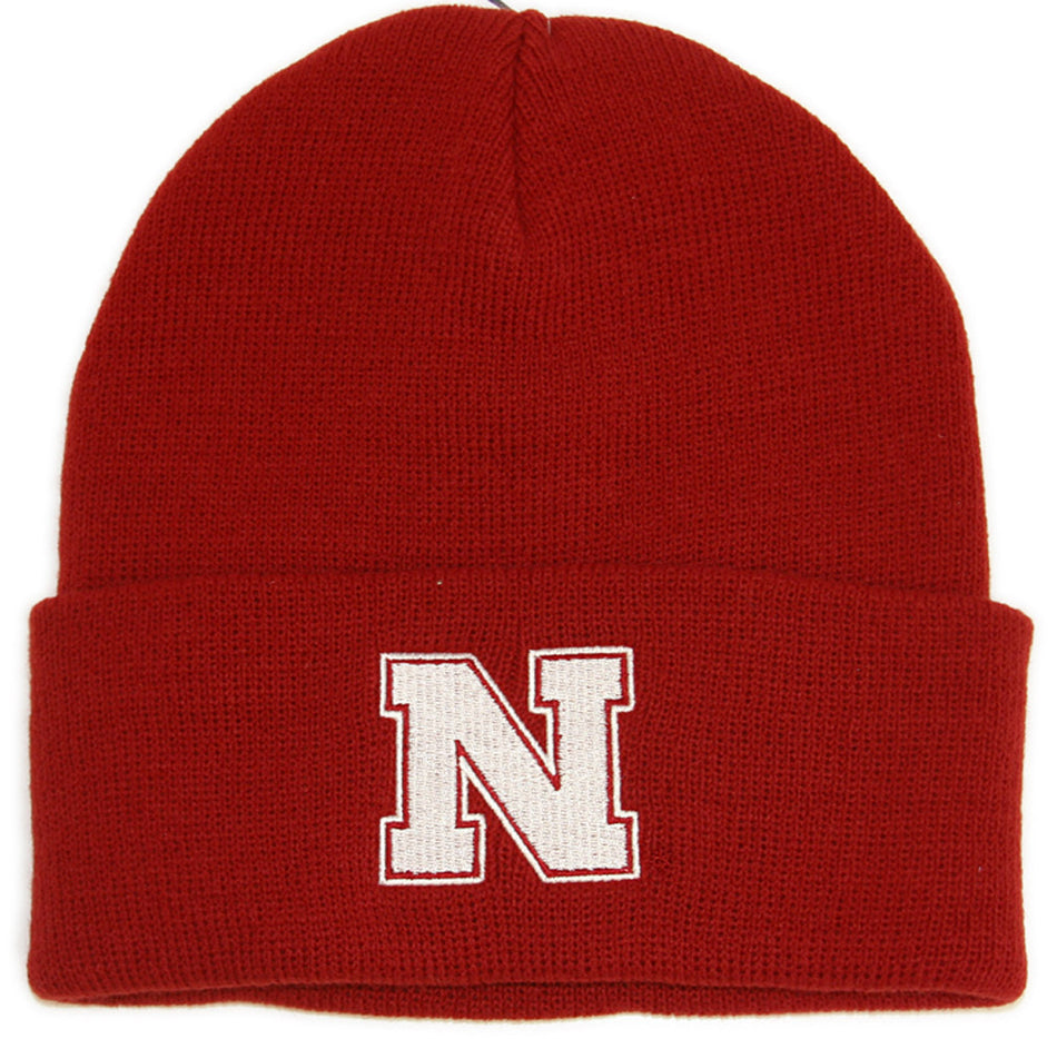 Adidas Basic Cuffed Red Knit Hat