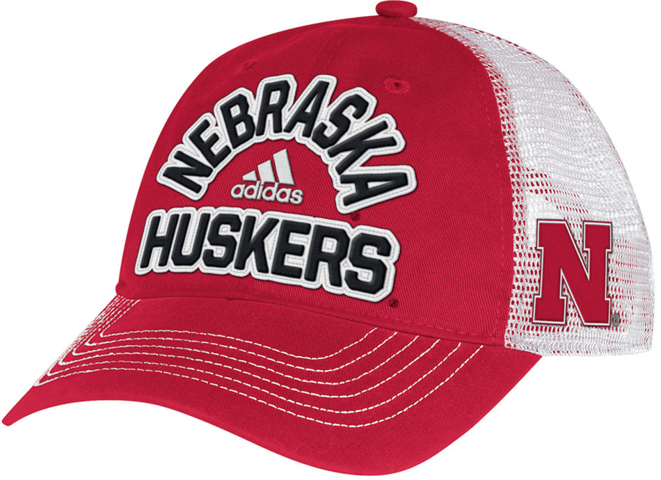 Adidas Red Slouch Adjustable Meshback Hat
