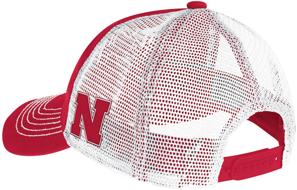 Adidas Red Slouch Adjustable Meshback Hat