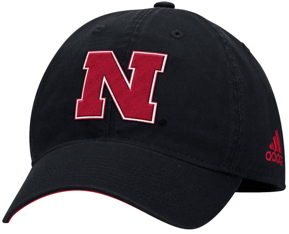 Adidas N and Huskers Adjustable Slouch