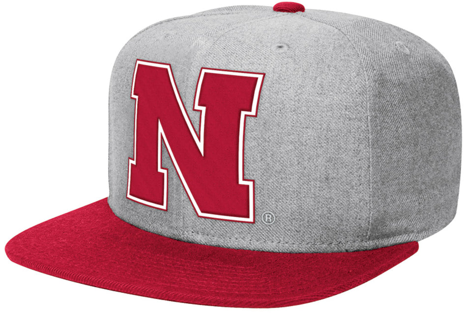 Adidas Nebraska Flatbrim Snapback