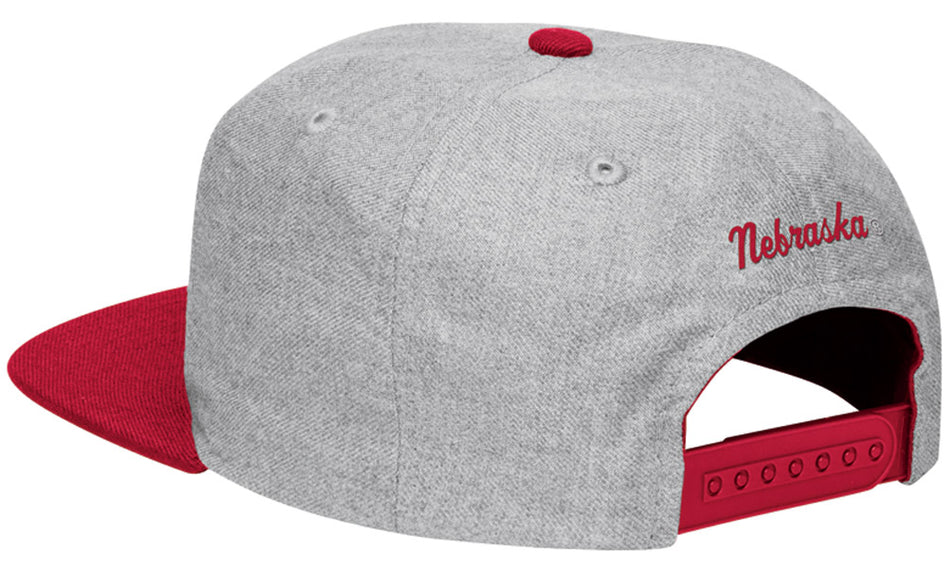 Adidas Nebraska Flatbrim Snapback