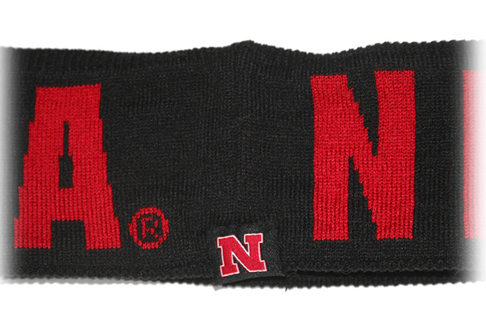 Adidas Nebraska Jaquard Headband - Black