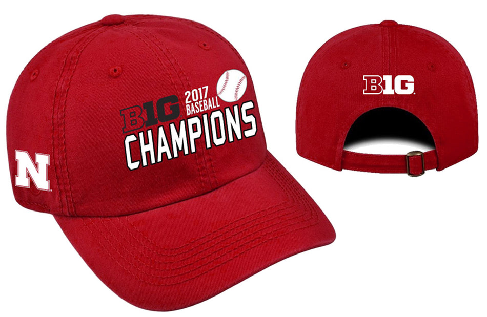 Husker Baseball 2017 Big Ten Champions Cap