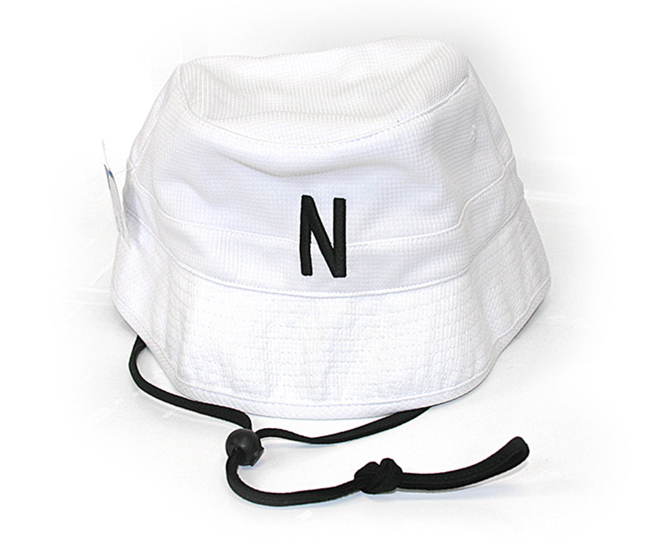 Nebraska N Logo White Bucket Hat