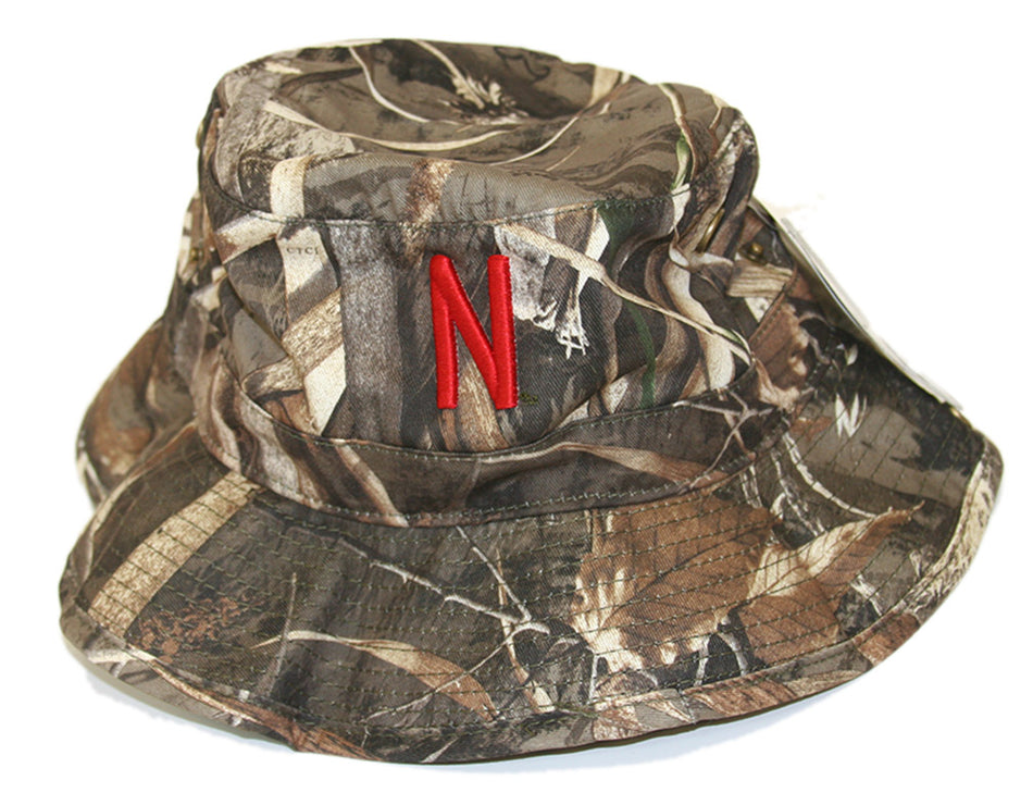 Nebraska N Logo Camo Bonie Max Bucket Hat