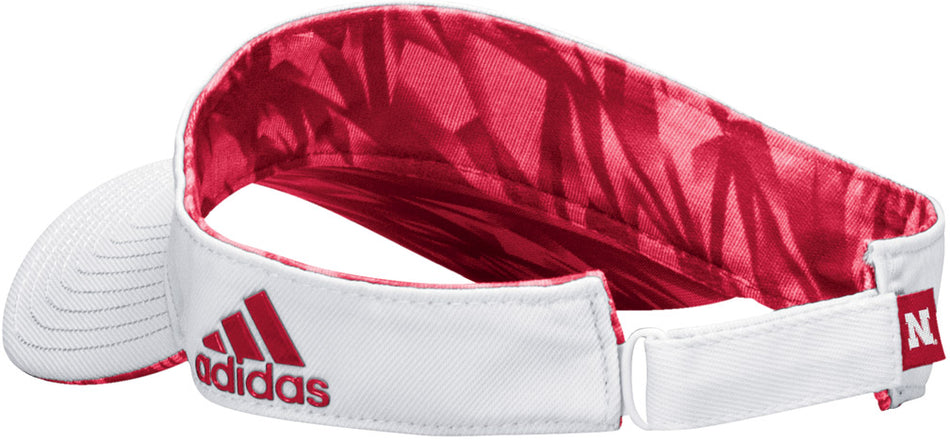 Huskers Embroidered Visor - White