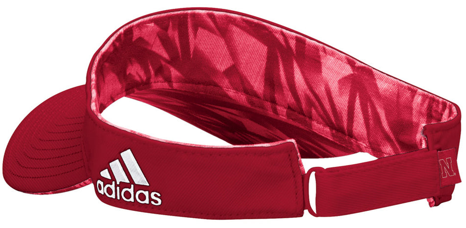 Huskers Embroidered Visor - Red