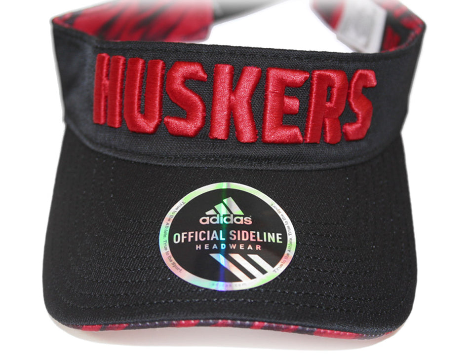 Huskers Embroidered Visor - Black