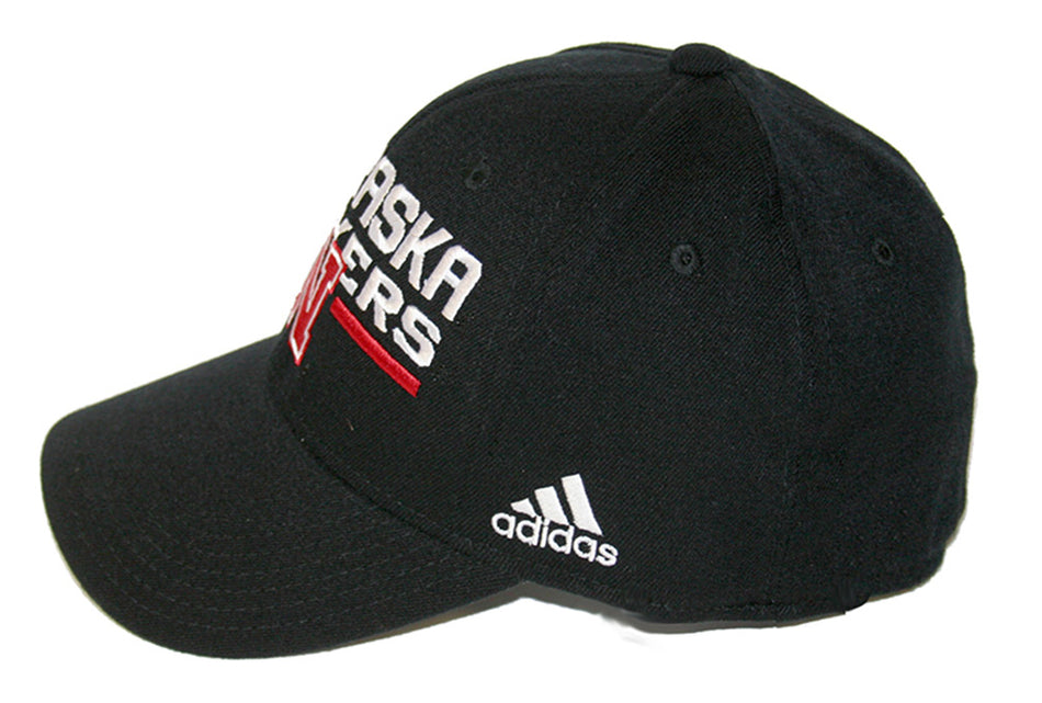 Adidas Nebraska Huskers Structured Flexfit Cap
