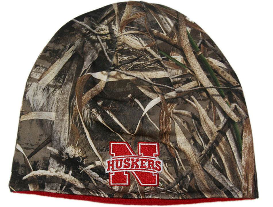 Realtree Camo Reversible N Huskers Seasons Beanie