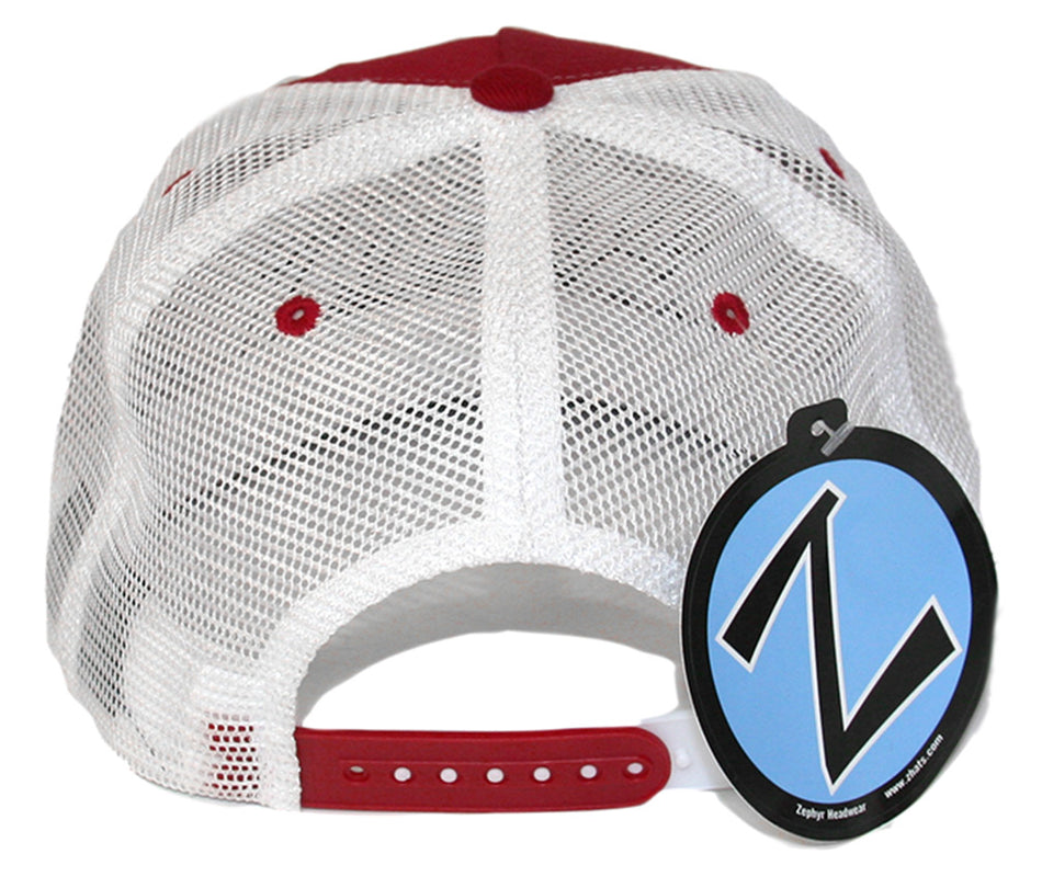 Husker Skinny N Mesh Back Flatbill Cap