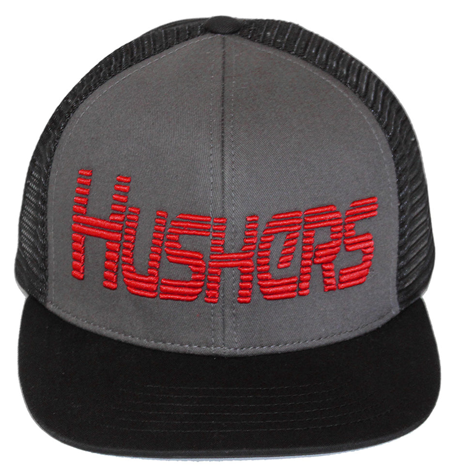 Huskers Electric Flat Brim