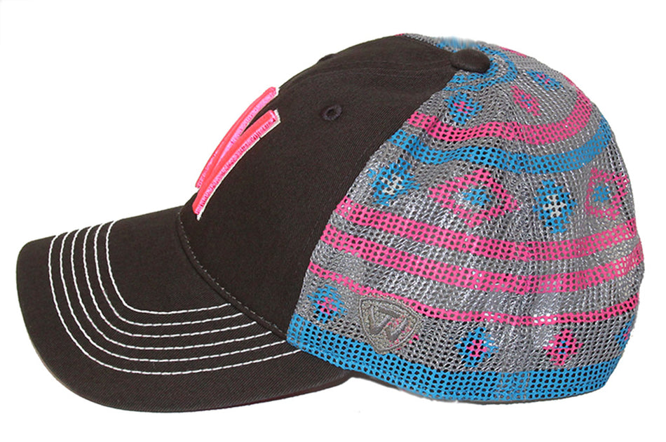 Ladies Aztec Mesh Back Skinny N Trucker