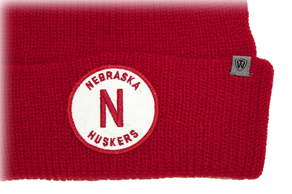 Nebraska Cuffed Knit Hat