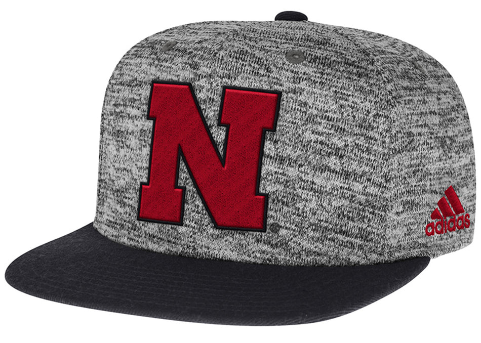 Adidas Official Sideline Husker Player Flat Brim Lid