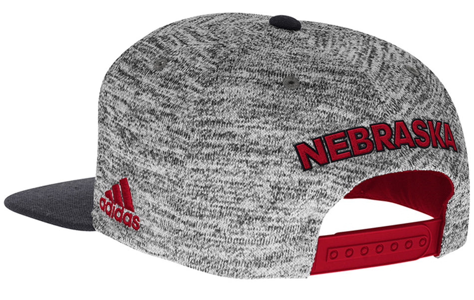 Adidas Official Sideline Husker Player Flat Brim Lid