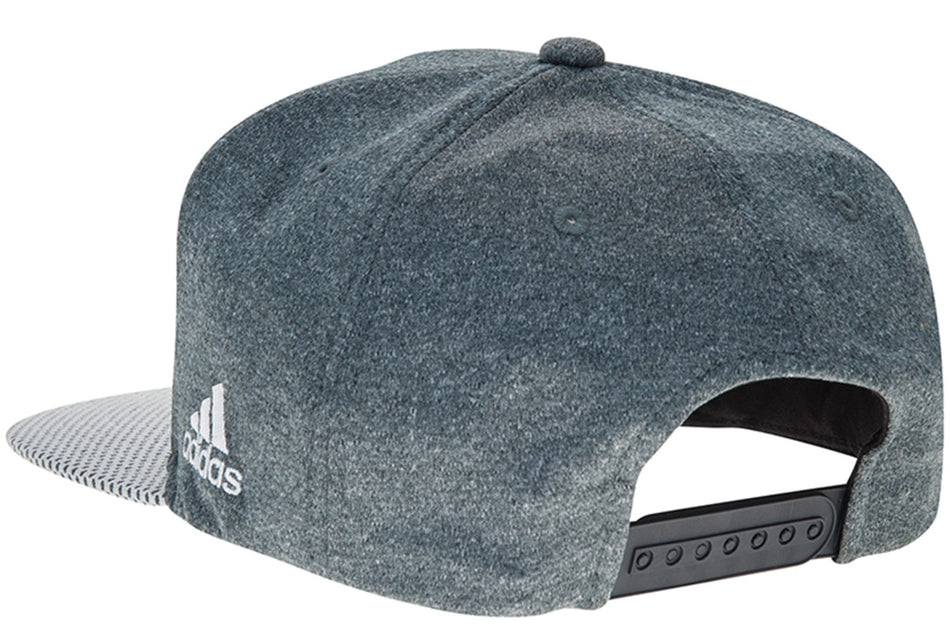 Adidas Nebraska N Gray Tonal Flat Brim Cap