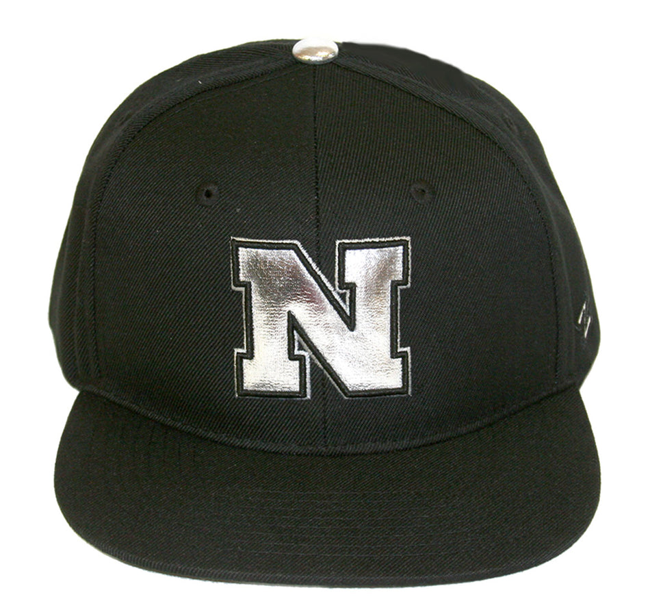 Metallic Husker N Shiney Brim Flatbill Snapback