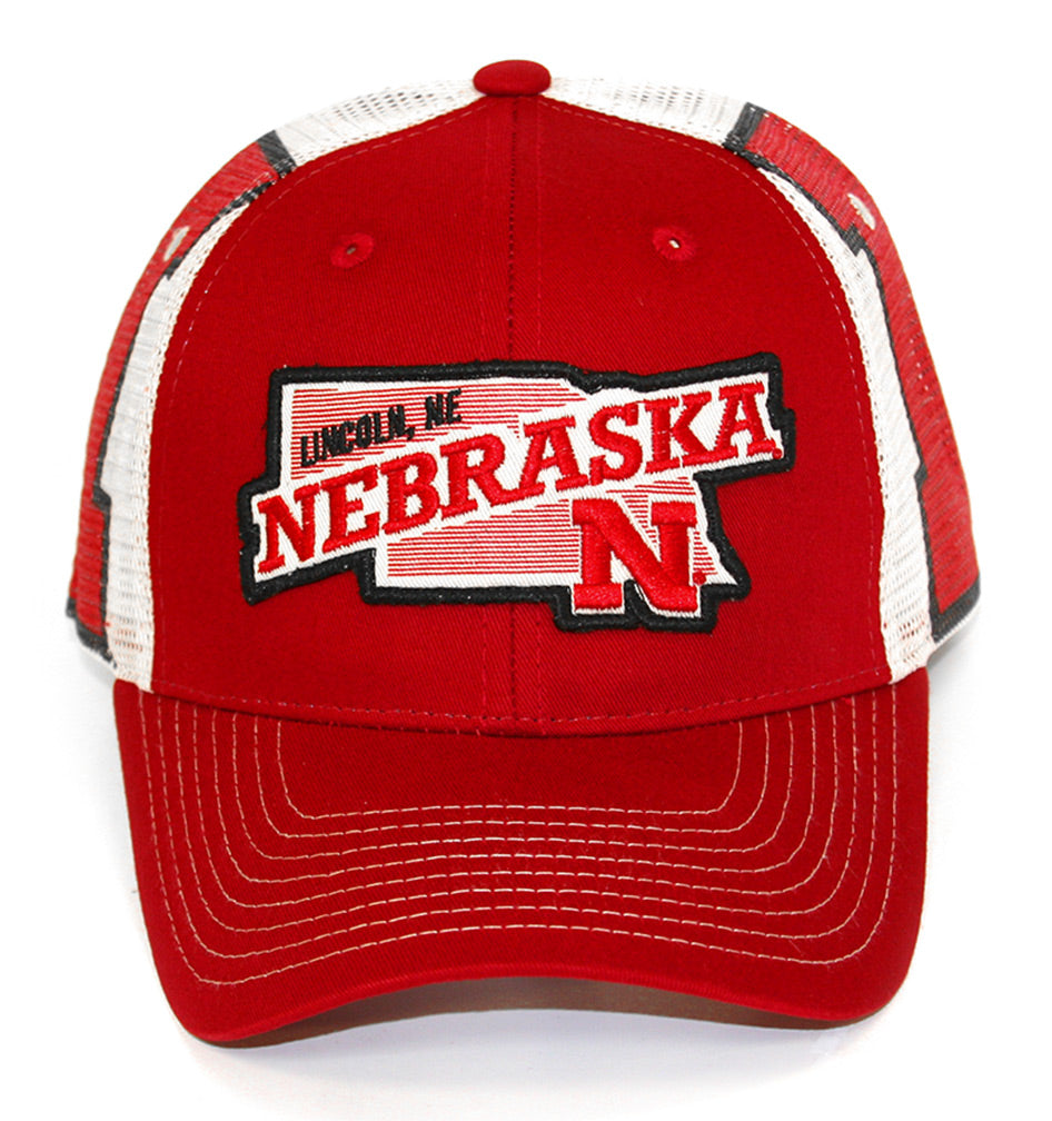 Nebraska State Trucker Meshback Cap