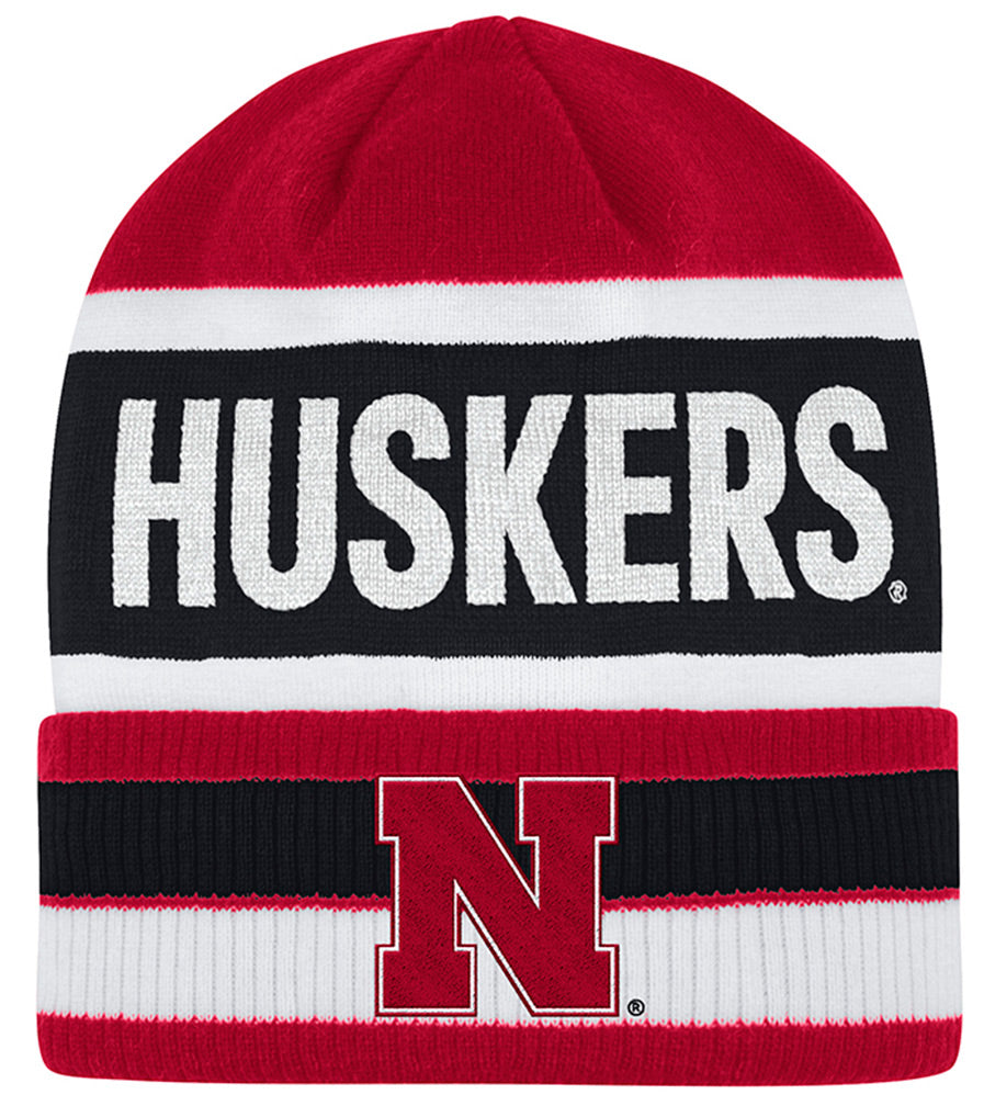 Adidas Stripe Cuff Blackshirts Knit Beanie