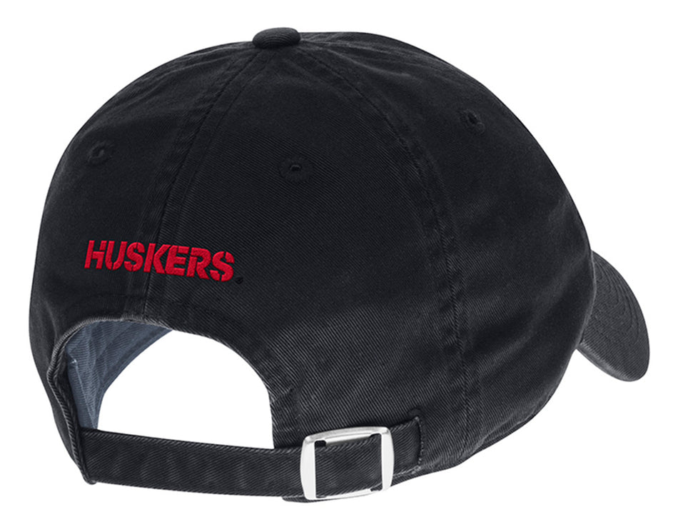 Adidas 2017 Husker Coach Black Slouch Lid