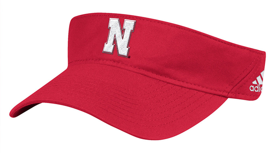Adidas 2017 Nebraska N Coach Red Visor