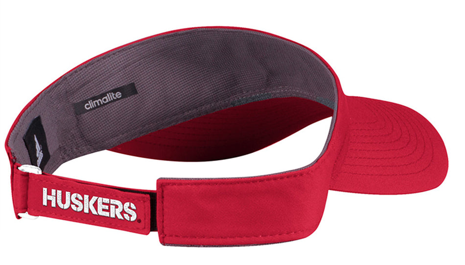Adidas 2017 Nebraska N Coach Red Visor