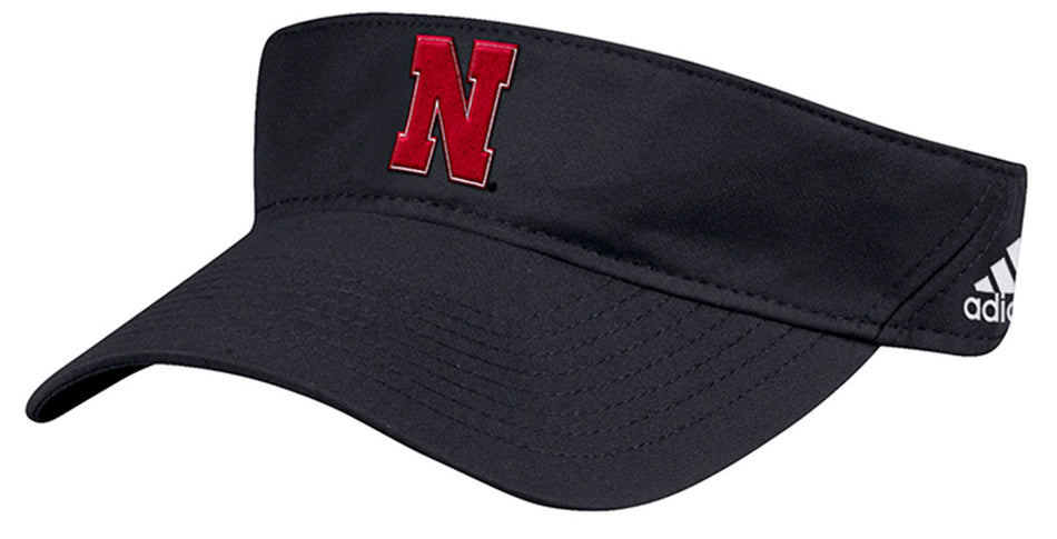 Adidas 2017 Nebraska N Coach Black Visor