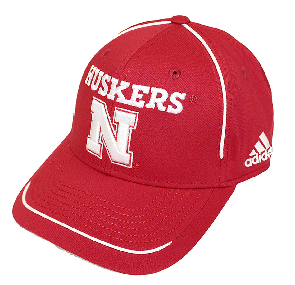 Adidas Red Hatted Huskers N Lid