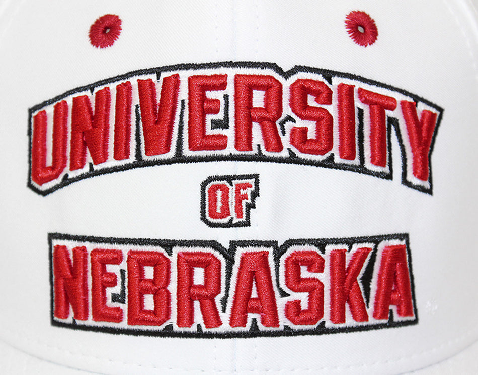 Adidas White Hatted Huskers N Lid
