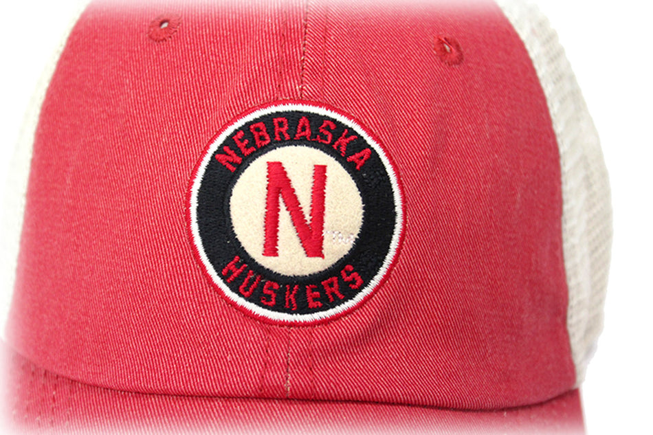 Nebraska N Huskers Emblem Meshback Cap