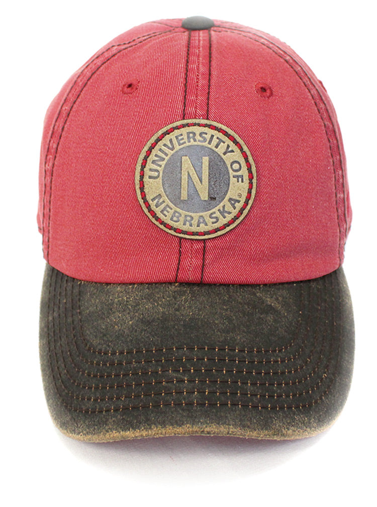 U of N Homestead Leather Patch Cap