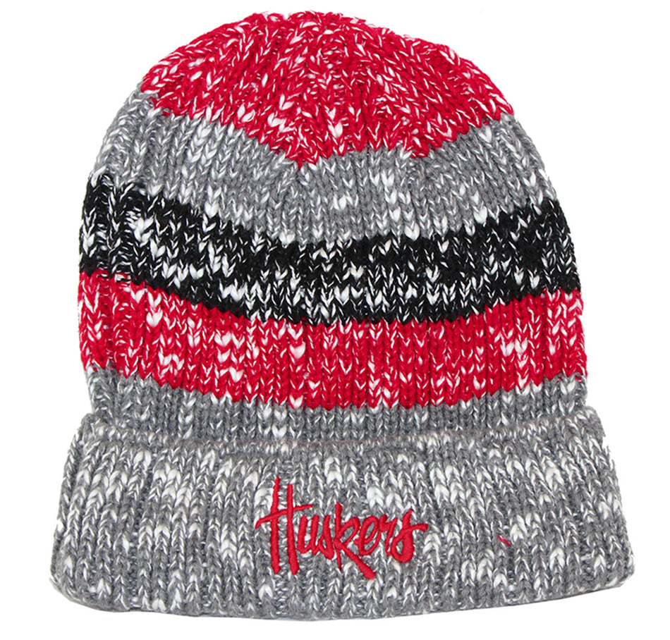Skinny Husker N Speckle Cuff Knit Beanie