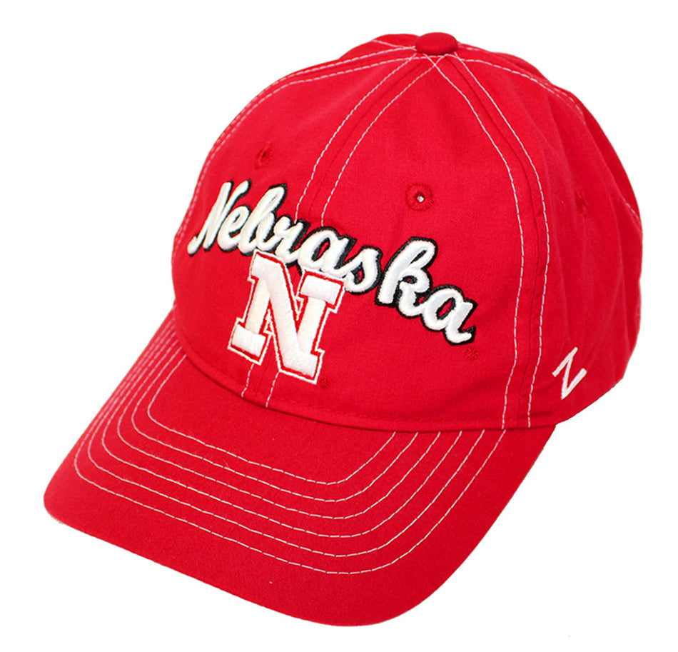 Ladies Cursive Nebraska Fit Hat