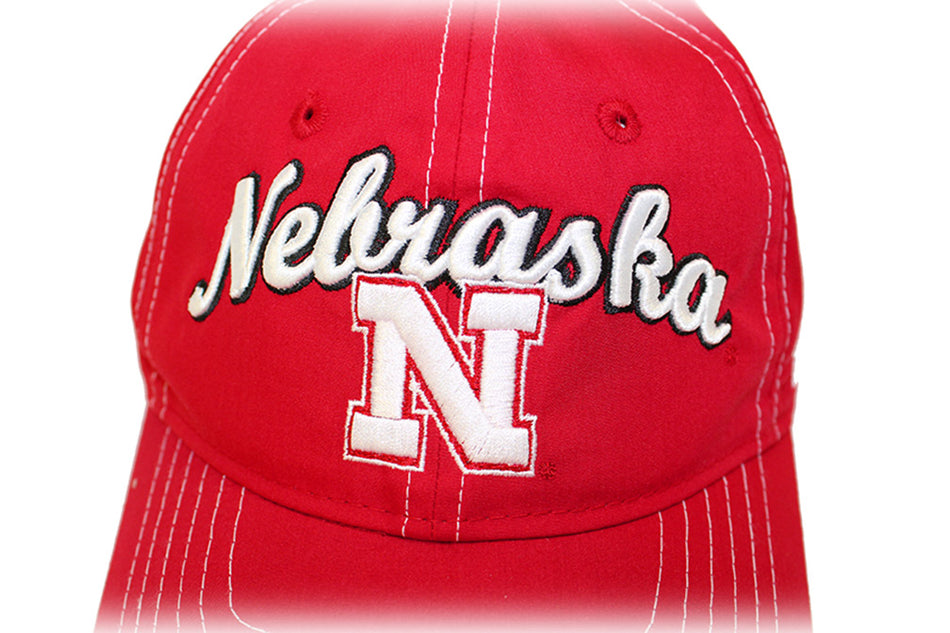 Ladies Cursive Nebraska Fit Hat