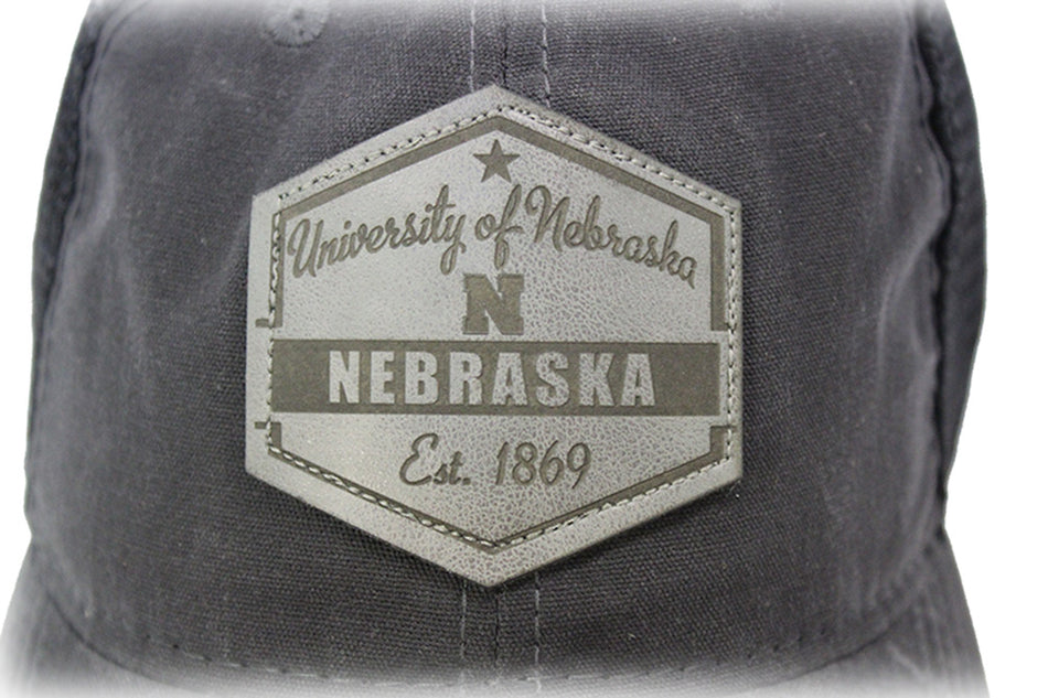 Nebraska State Patch Mesh Trucker Cap