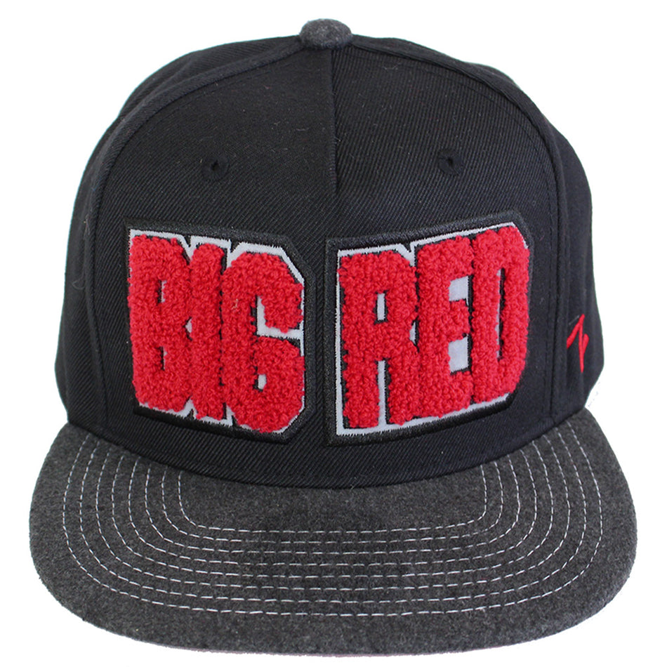 Go Big Red Jock Flat-Brim Zep Hat