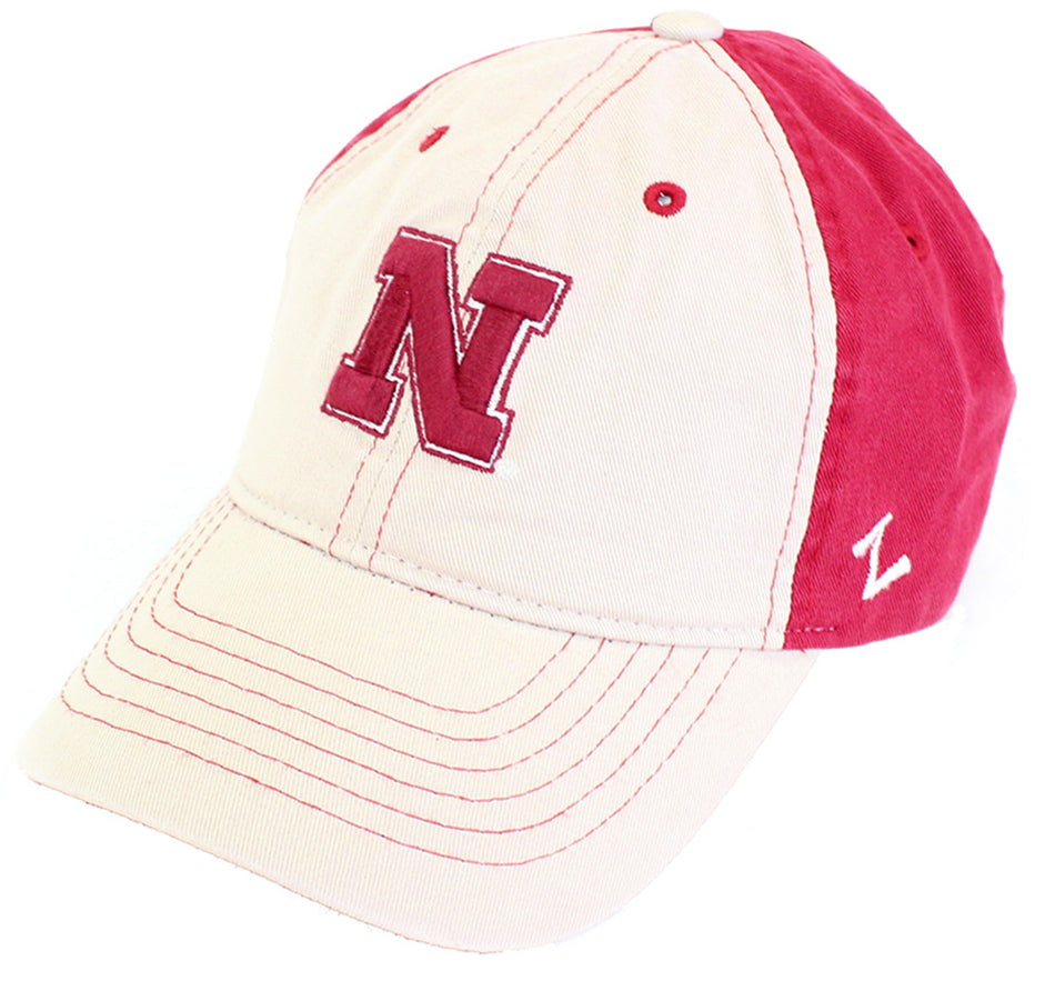Husker N Washed Dean Zep Hat
