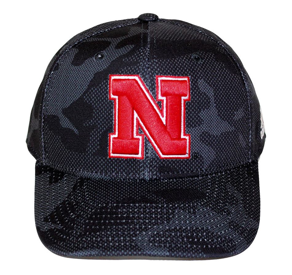 Adidas Nebraska Structured Camo Cap