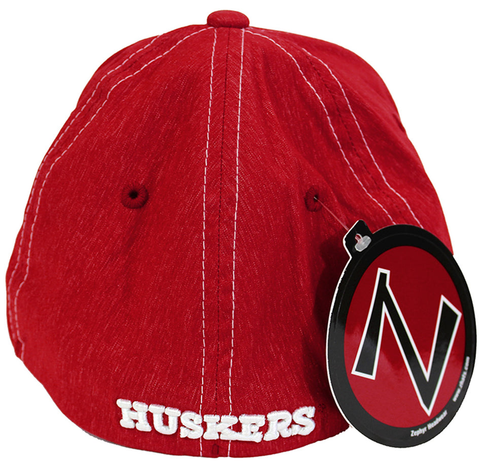 Nebraska Heathered Zephyr Hat