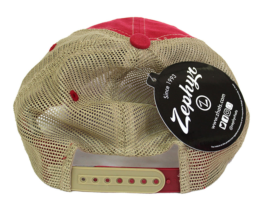 Washed Iron N mesh Hat