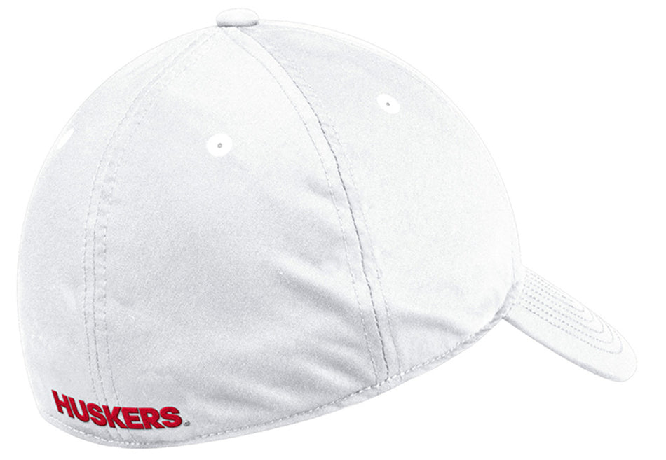 Adidas 2018 Husker Coaches Slouch Flex  - White